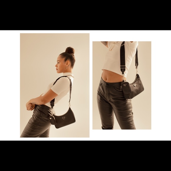 Black Prada Nylon Bag - CROSS BODY/SHOULDER BAG - Picture 14 of 15